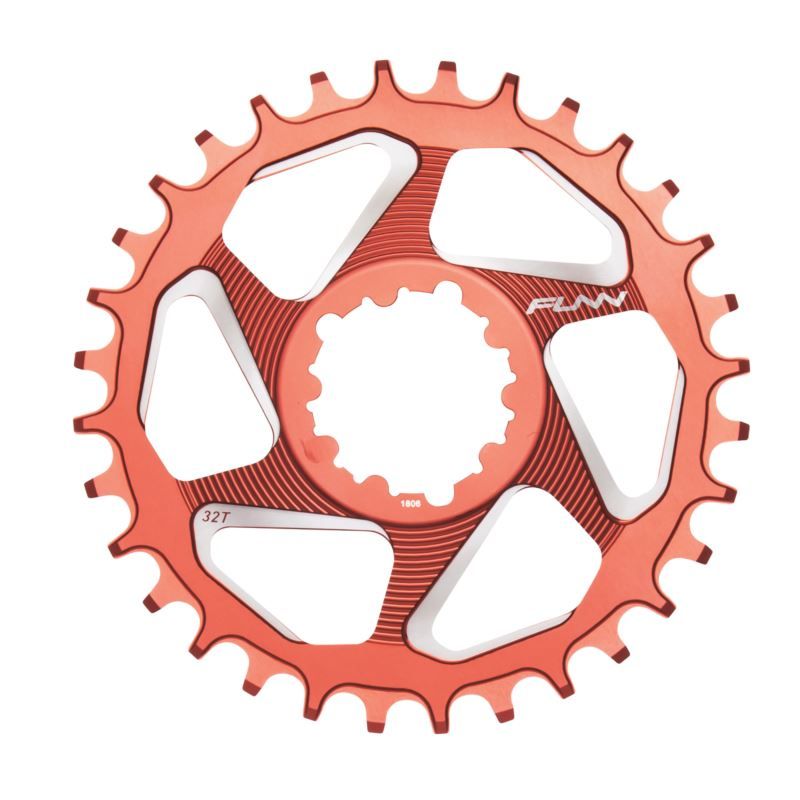 FUNN SOLO DX mechanical chainring red 32T In preparation Your Sports Performance