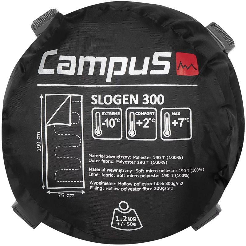 Campus Slogen 300 Right Sleeping Bag CUP701123404 Accessories/Tourist equipment Your Sports Performance