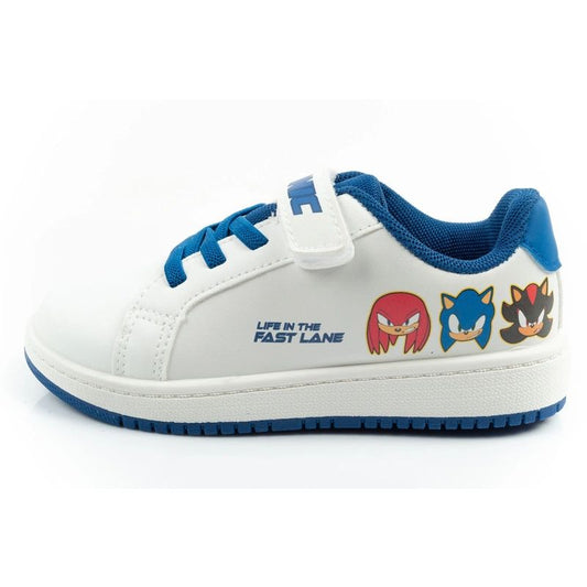Leomil children's sports shoes Sonic sneakers lightweight with velcro white Leomil