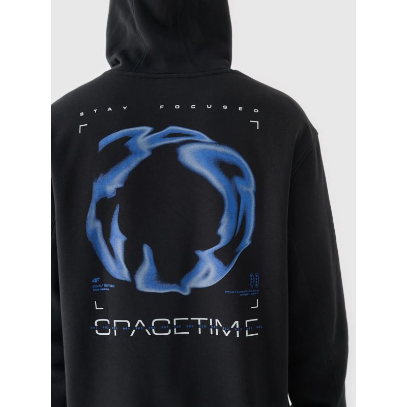 Men's sweatshirt with hood, open, 4F 4FWAW24TSWSM1257-20S *Kategoria tymczasowa Your Sports Performance