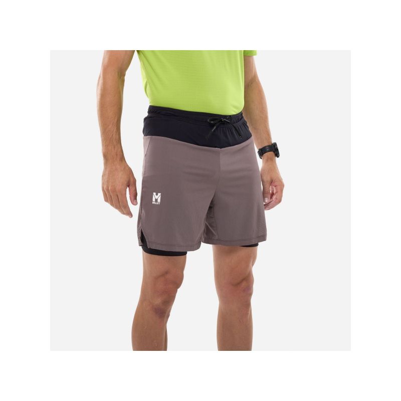 MILLET Intense 2In1 Short M purple men's shorts