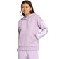 Women's adidas Essentials 3-Stripes Full-Zip Fleece Hoodie Purple JY3080 In preparation Adidas