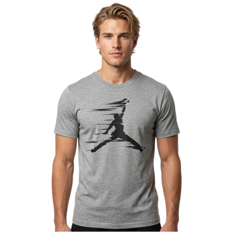 Men's Air Jordan MVP Jumpman Crew T-shirt Gray - FZ1919-091 AIR Jordan