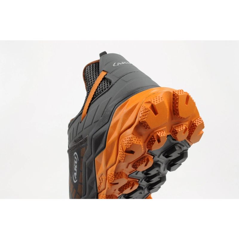 Flyrock Vibram men's trekking sports shoes, durable gray orange To be categorized Your Sports Performance