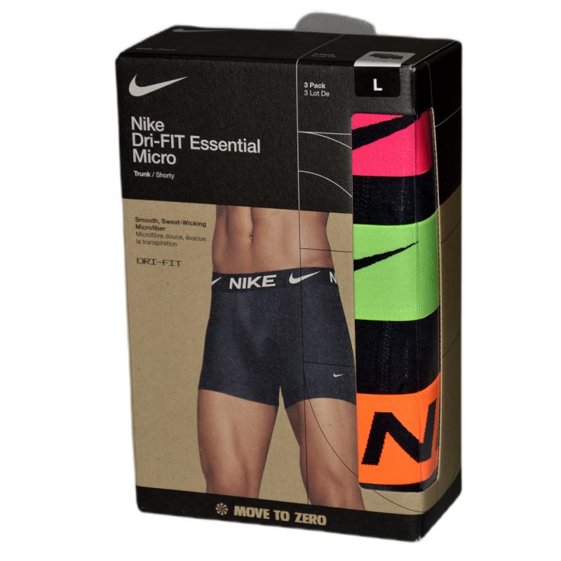 Nike men's boxer briefs 3 pack BLACK - 0000KE1156-BAV Odzież/Odzież koszykarska/Bielizna koszykarska Your Sports Performance