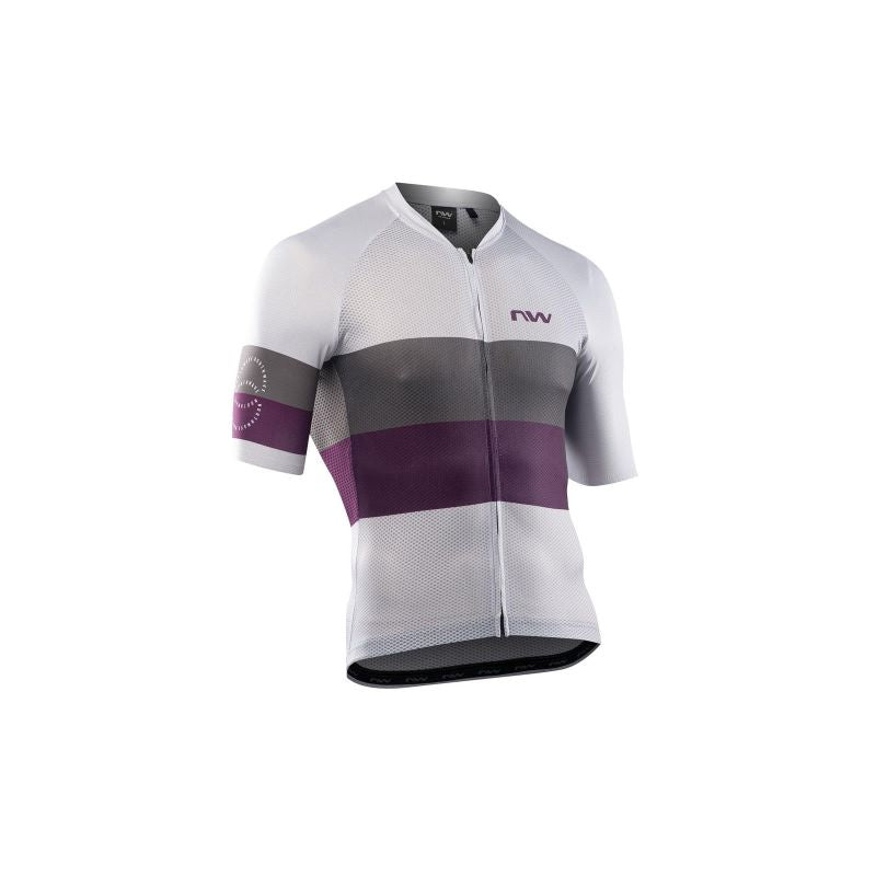 NORTHWAVE Blade Air Jersey Short Sleeve Light Gray/Purple