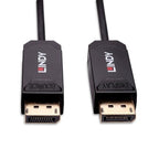 LINDY 50m DisplayPort 2.0 UHBR10 Hybrid Fiber Optic Cable Kable i adaptery/Kable DisplayPort Your Sports Performance