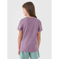 Regular plain girls' T-shirt 4F 4FJWSS25TTSHF2177-51S *Kategoria tymczasowa Your Sports Performance