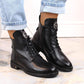 Lace-up and zipper ankle boots Potocki W WOL171B black Footwear/Outdoor/Potocki Your Sports Performance
