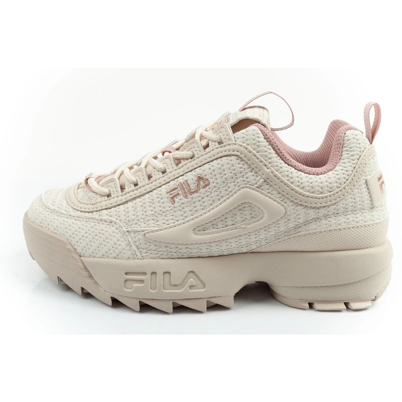 Fila Disruptor women's shoes sports sneakers fashionable beige comfortable Fila