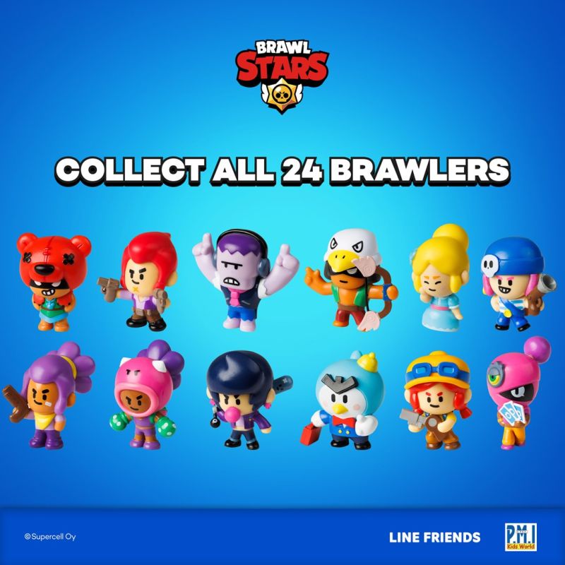 BRAWL STARS S1 FIGURES - 8 PACK DELUXE BOX VER.B (Gry i zabawki) Figurki/Kolekcjonerskie Your Sports Performance