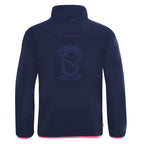 Trollkids Girls Oppdal Jacket XT Zip-Up Fleece Jacket for Girls, Navy/Pink (415-114) Trollkids