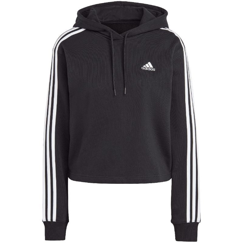 adidas Essentials 3-Stripes French Terry Crop Hoodie W IC8767 Clothing/Training Adidas