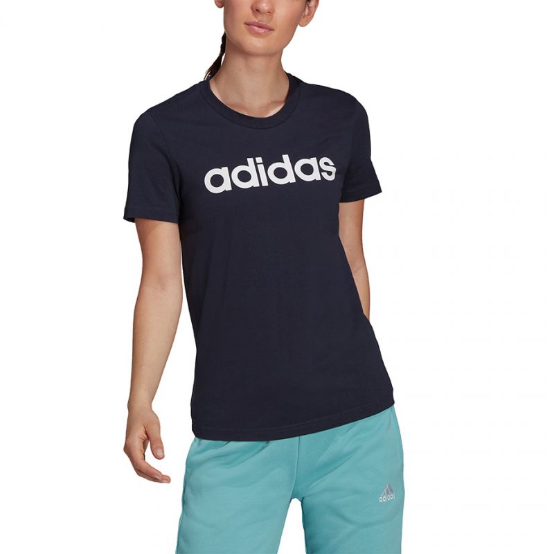 Tee adidas Essentials Slim Logo W H07833 Clothing/Training Adidas