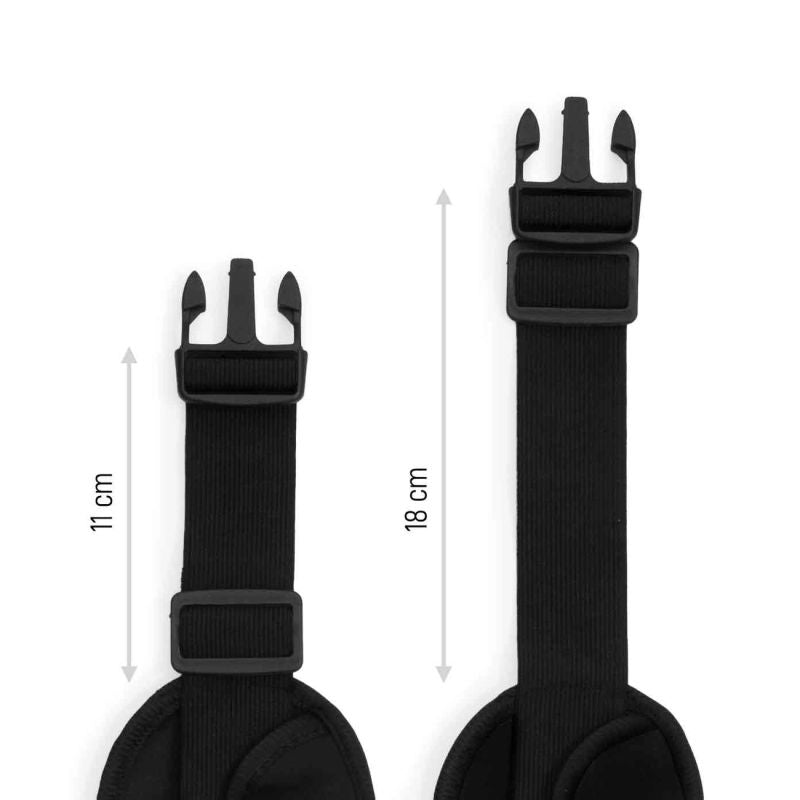 Wozinsky expandable running belt black (WRBBK1)