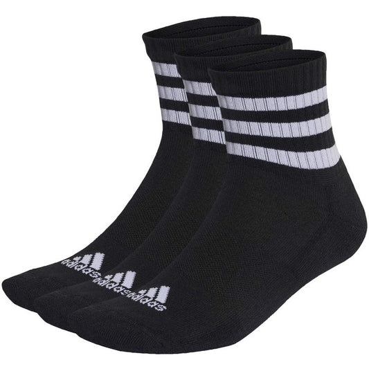 adidas 3-Stripes Cushioned Sportswear Mid-Cut Socks 3 Pairs IC1317 Clothing/Lifestyle/Socks Adidas