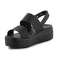 Crocs Brooklyn Low Wedge W 206453-060 sandals Footwear/Swimming Crocs