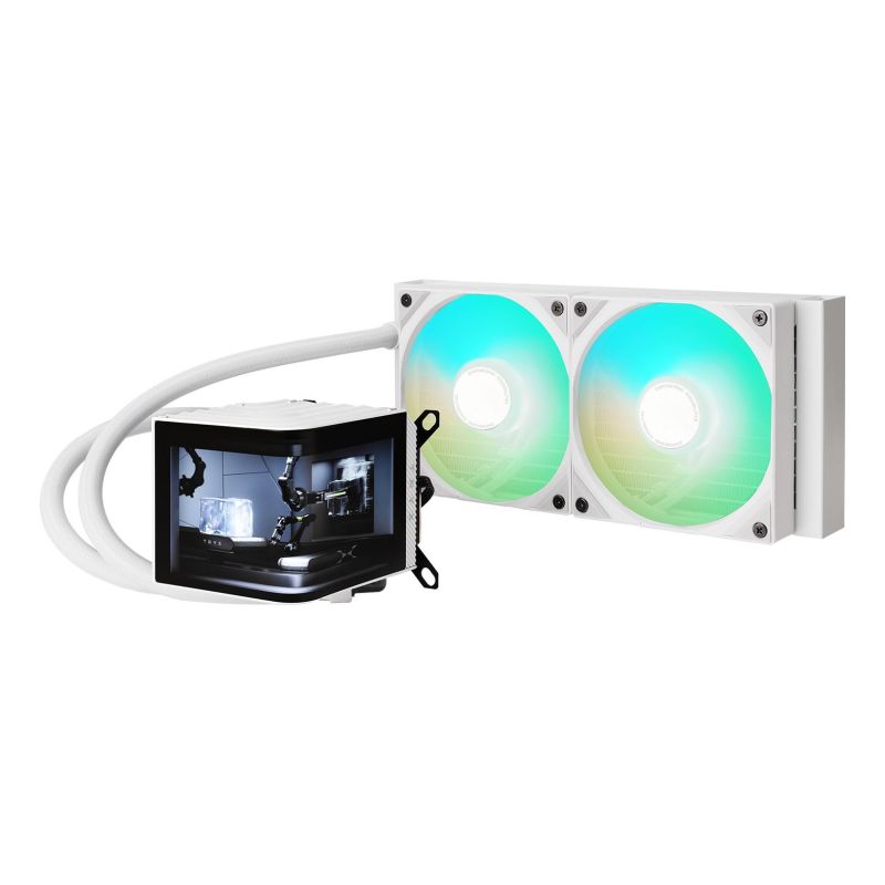 TRYX PANORAMA Complete Water Cooling ARGB - 240 mm white - AMD Socket AM4 (Ryzen) - AMD Socket AM5 (Ryzen Zen4) Chłodzenie/Chłodzenie - wentylatory Your Sports Performance