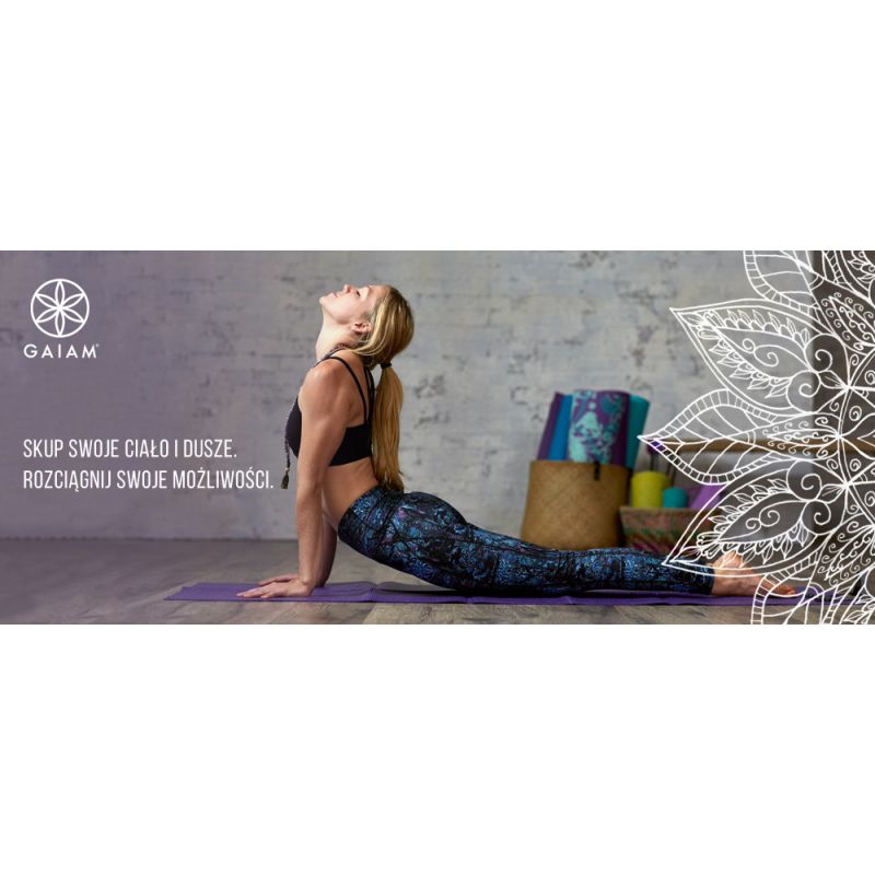 Yoga mat Gaiam "SUNDIAL LAYERS" 6mm 62432 Accessories/Training equipment Your Sports Performance