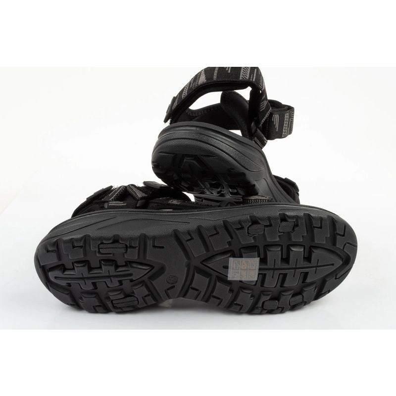 Lee Cooper men's shoes with velcro straps for summer beach sandals, lightweight black