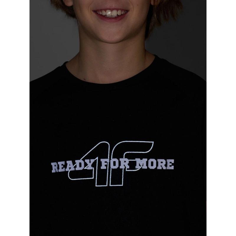 Boy's quick-drying sports T-shirt 4F 4FJRSS26TFTSM2391-20S