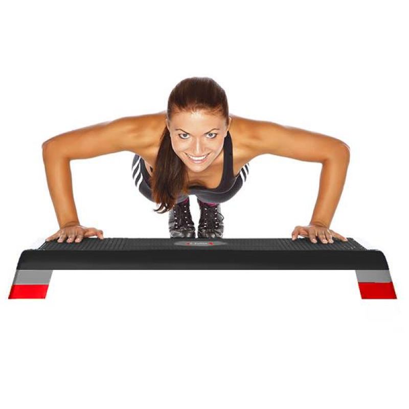 Step for aerobics HMS AS003 black / gray / red Accessories/Training equipment/Stepy Your Sports Performance