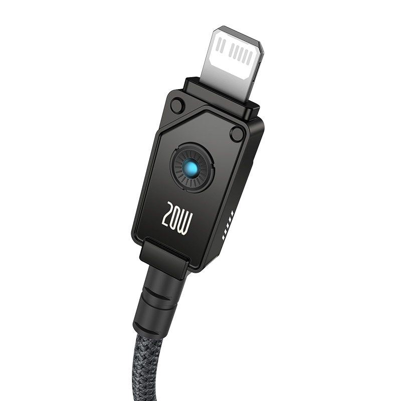 Baseus Unbreakable USB C-IP Cable 20W 2m (Black) In preparation Your Sports Performance