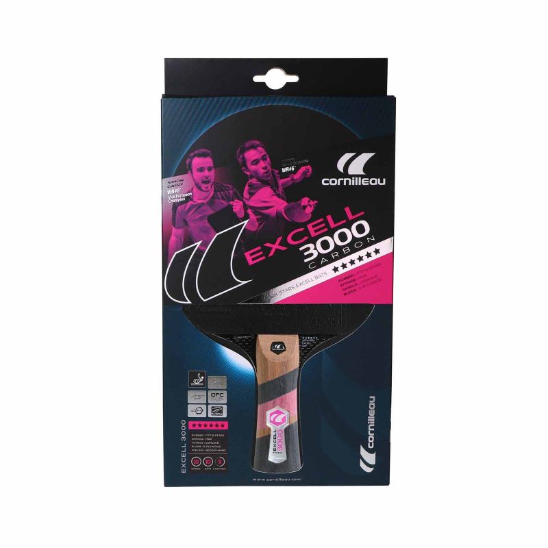 Conrilleau Excell Carbon 3000 table tennis bats Accessories/Rackets and accessories Your Sports Performance
