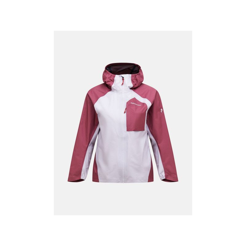 Women's PEAK PERFORMANCE W Trail Hipe 3L Shell Jacket, gray