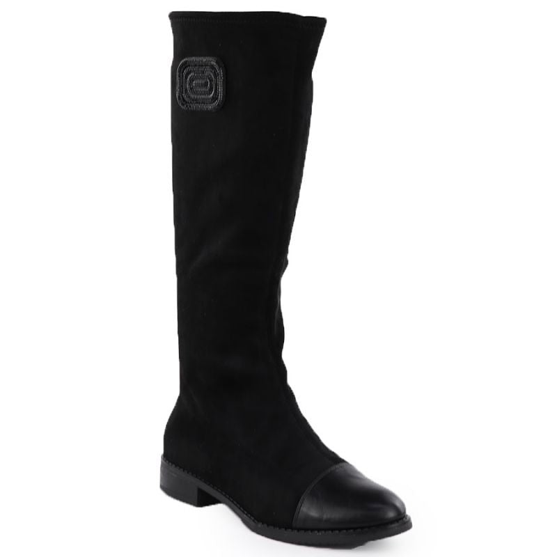 Women's black suede boots M.Daszyński MR2251-19 Footwear Your Sports Performance