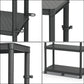 STACKARO SOLID KISTENBERG BASEMENT GARAGE SHELVING Dom I Ogród/Skrzynki Narzędziowe Your Sports Performance