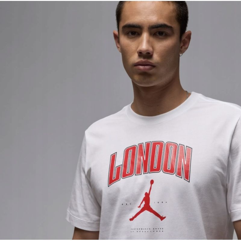 Men's Air Jordan London City Jumpman T-shirt White - HQ0398-100 AIR Jordan