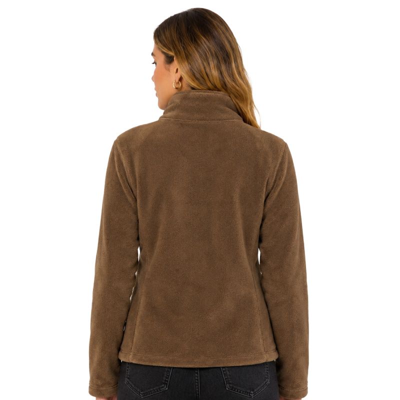 Women’s Fleece Jacket Geographical Norway TICARINA TAUPE DB LADY 0124 (WZ8082F/GN-TAUPE)