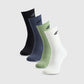 Boys' casual ankle socks (4-pack) 4F 4FJWAW25USOCM390-90S *Kategoria tymczasowa Your Sports Performance