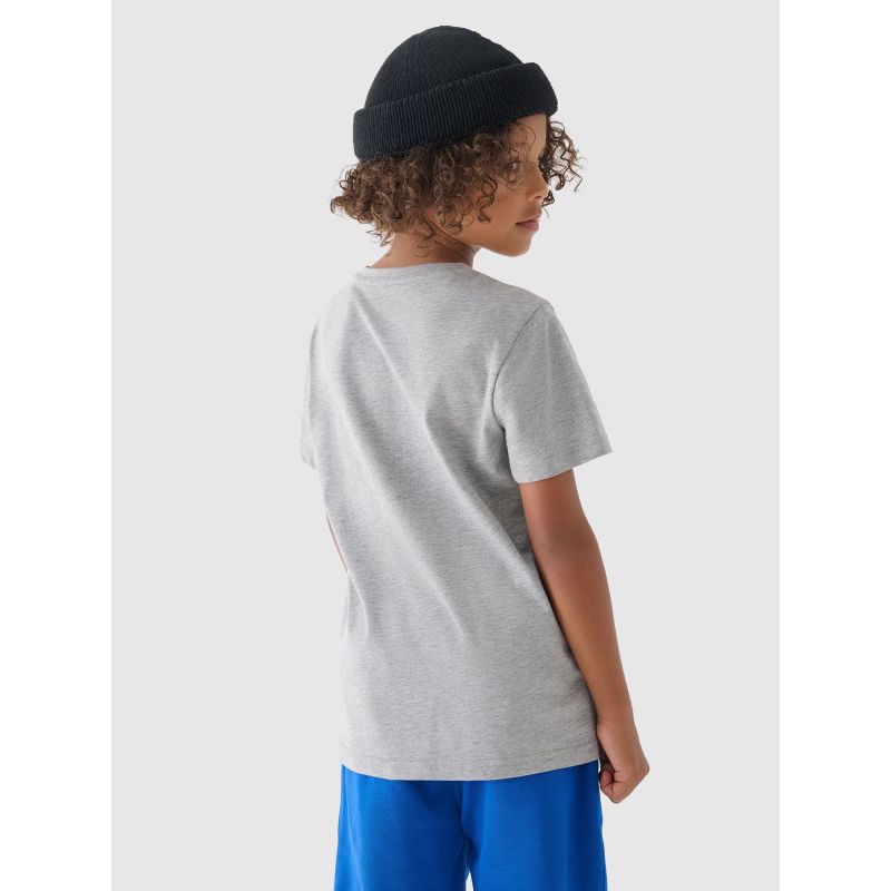 Boy's printed T-shirt 4F Junior 4FJWMM00TTSHM1627-27M *Kategoria tymczasowa Your Sports Performance