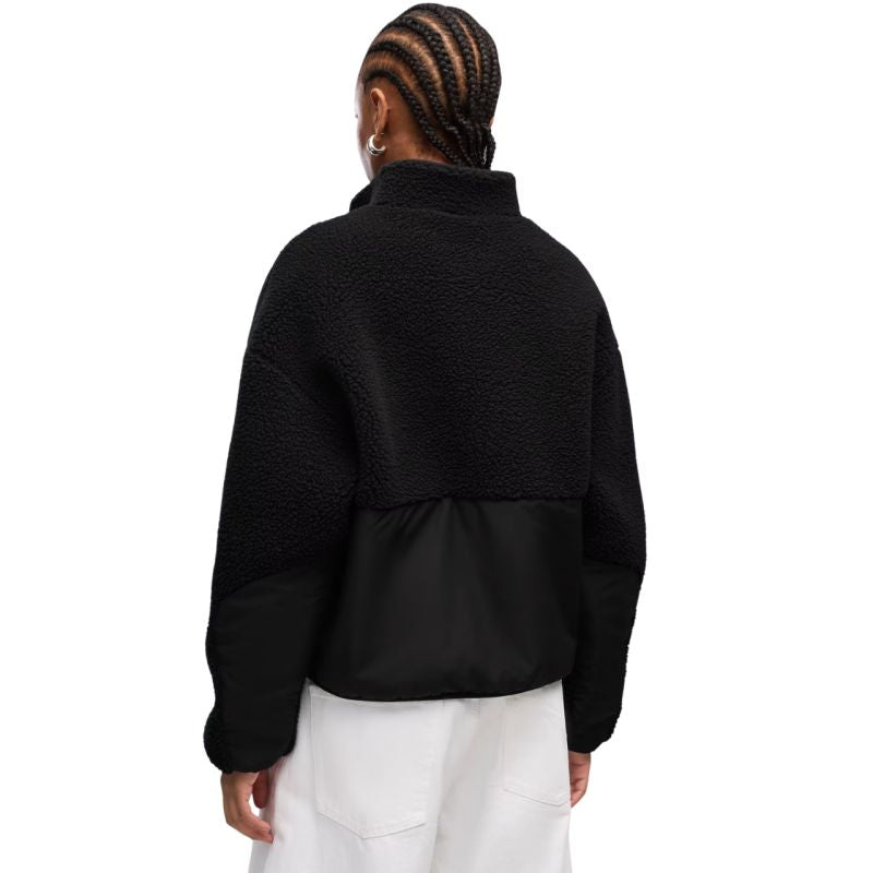 Women's black Puma Re:Fibre Sherpa jacket 694567 01