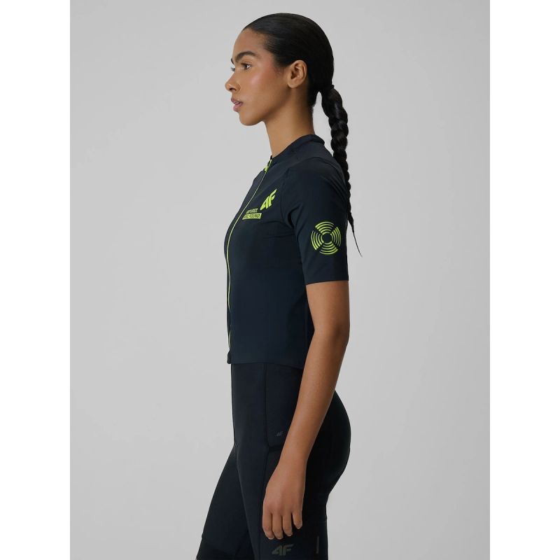 Women's cycling jersey with UPF50+ filter 4F 4FRSS26TFTSF2454-20S