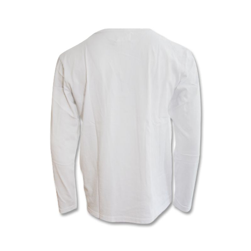 Wood Wood Mel Patches Longsleeve White blouse - 10235402-2323-White Odzież/Odzież na co dzień Your Sports Performance