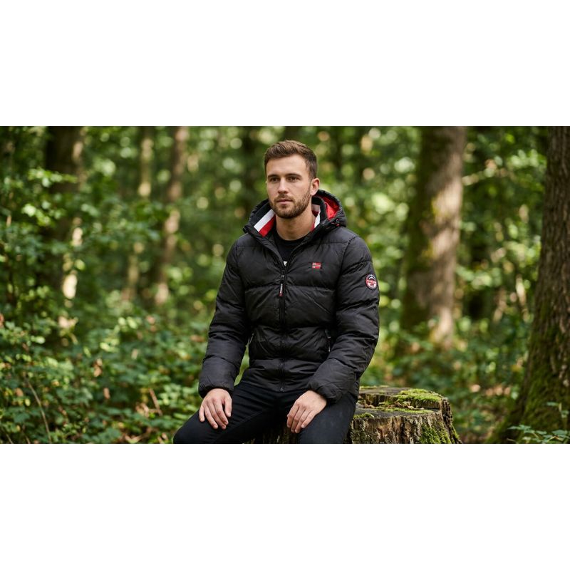 Men’s parka Geographical Norway ANCELO BLACK DB MEN 001 (WY4478H/GN-BLACK)