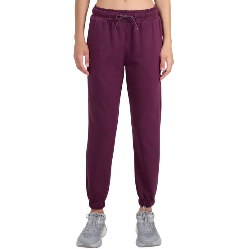 Women's trousers 4F CAS F1421 burgundy 4FWSS26TTROF1421 60S