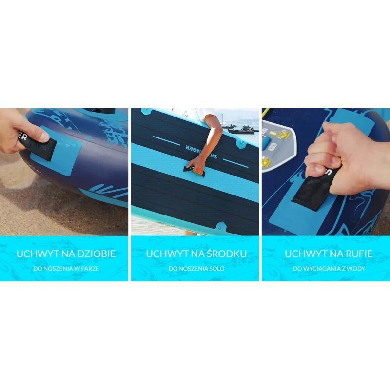 SUP board SKATINGER Asiaticus 350x89x15 cm Yoga Import z Action/Nad wodę/Deski Your Sports Performance