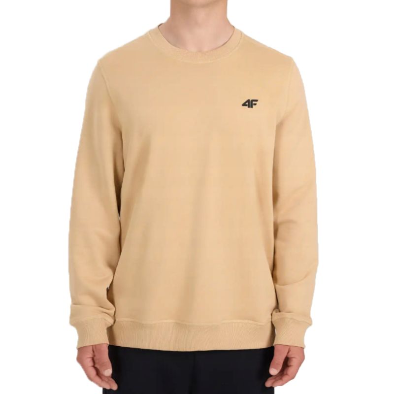 Men's sweatshirt 4F M2134 beige 4FWSS26TSWSM2134 83S