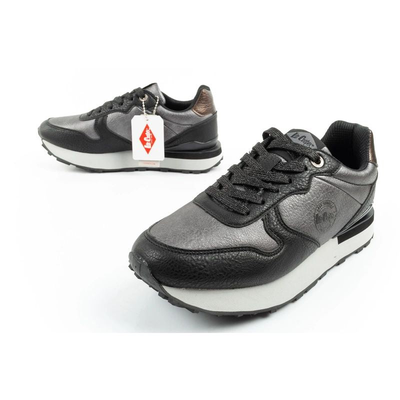 Lee Cooper sports shoes sneakers women's fashionable comfortable durable gray black Lee Cooper