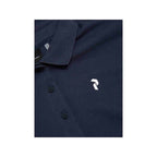 PEAK PERFORMANCE Women's Classic Cotton Polo T-shirt, navy blue