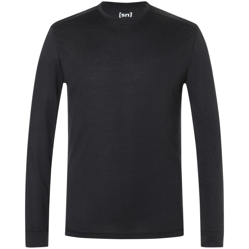 Men's Long-Sleeve Shirt SUPER.NATURAL M SIERRA140 LS black