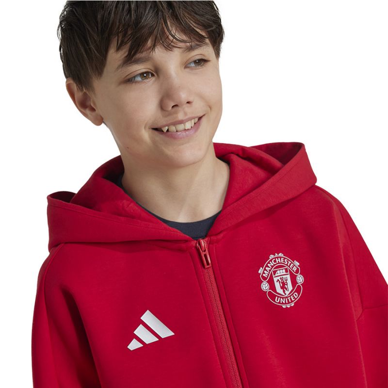Adidas Manchester United Anthem Jacket Jr IT4188 sweatshirt Clothing/Football Adidas