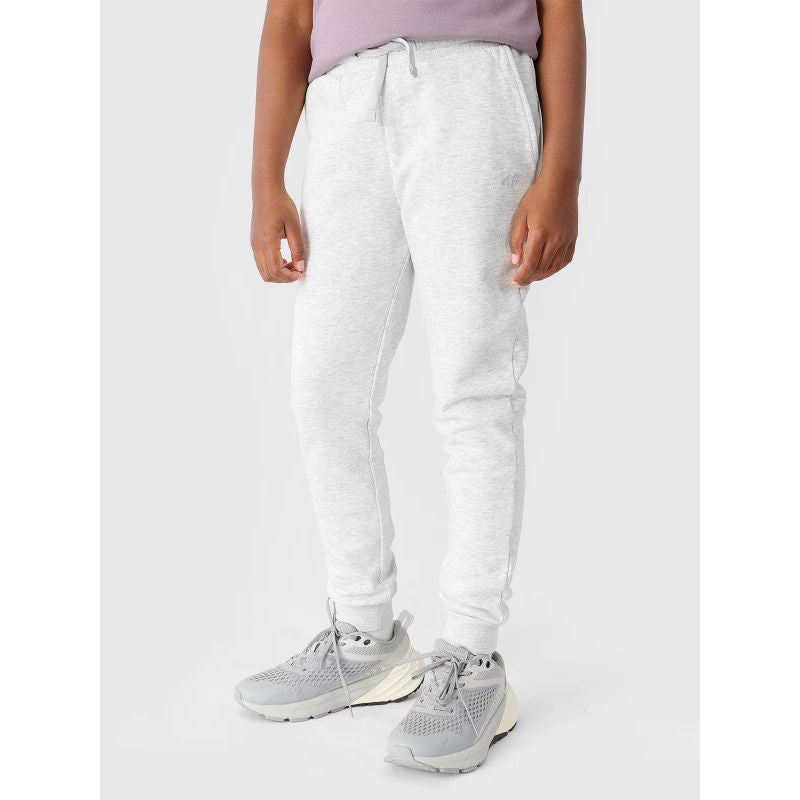 Girls' jogger sweatpants 4F Junior 4FJWMM00TTROF0828-27M *Kategoria tymczasowa Your Sports Performance