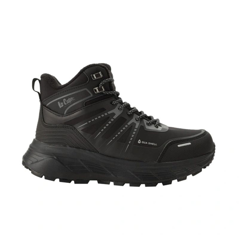 Lee Cooper Men’s Winter Trekking Boots, Insulated, Waterproof, Black
