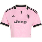 adidas Juventus 26/27 Away Cropped Jersey Women's Pink/Black KB8842