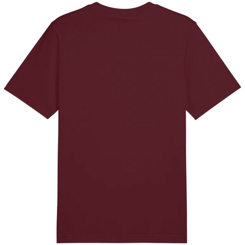 Puma Ess Elevated Tee Burgundy Men's T-Shirt 684726 96 In preparation Your Sports Performance